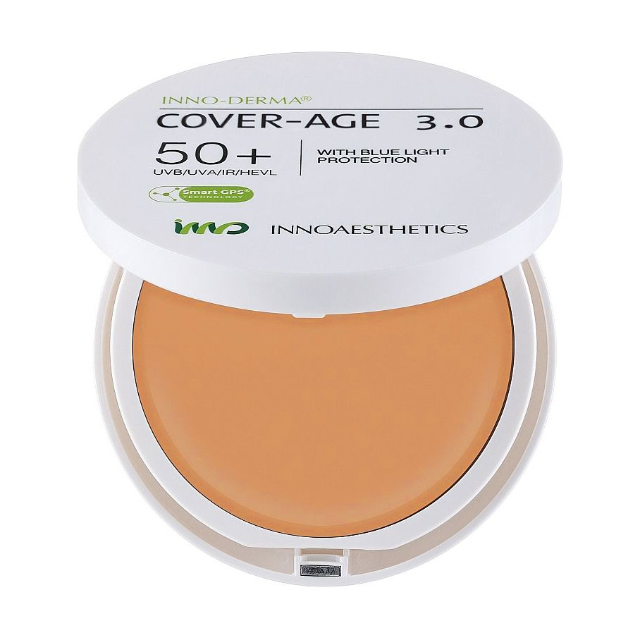 Крем-пудра для обличчя Innoaesthetics Inno-Derma Cover-Age 3.0, SPF 50+, Medium, 12 г