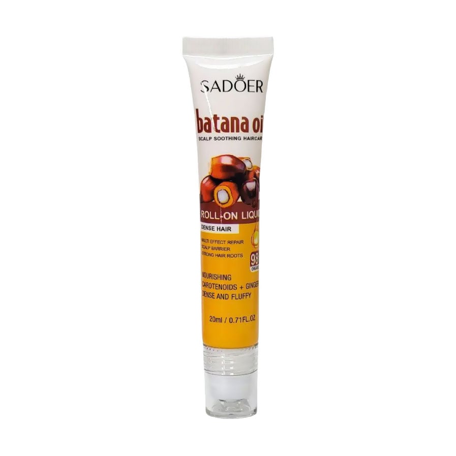 Роликовий концентрат Sadoer Batana Oil Scalp Soothing Haircare Roll-On Liquid для зміцнення волосся, 20 мл